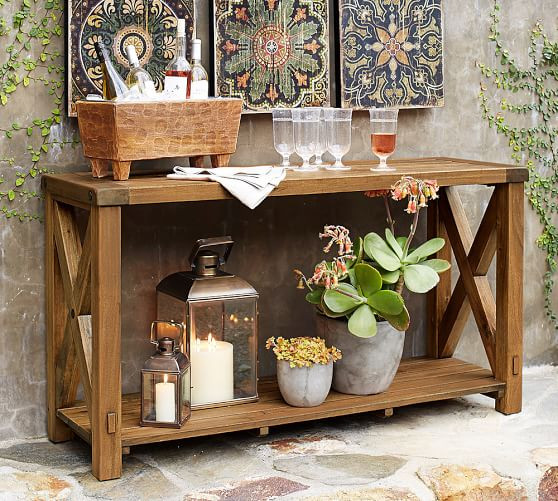 Best ideas about Pottery Barn Sofa Tables
. Save or Pin Benchwright Outdoor Console Table Now.