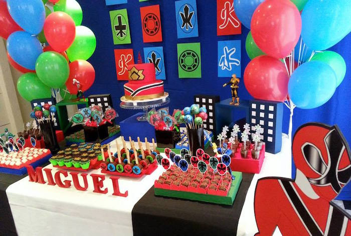 Best ideas about Power Ranger Birthday Decorations
. Save or Pin Kara s Party Ideas Power Rangers Samurai Birthday Party Now.