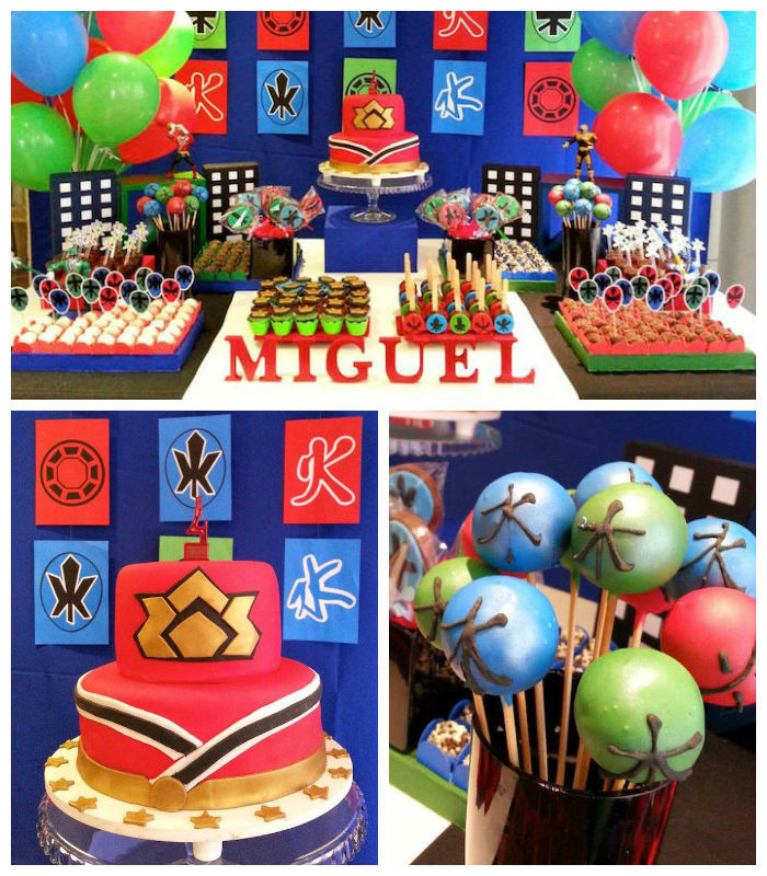 Best ideas about Power Ranger Birthday Decorations
. Save or Pin Kara s Party Ideas Power Rangers Samurai Birthday Party Now.