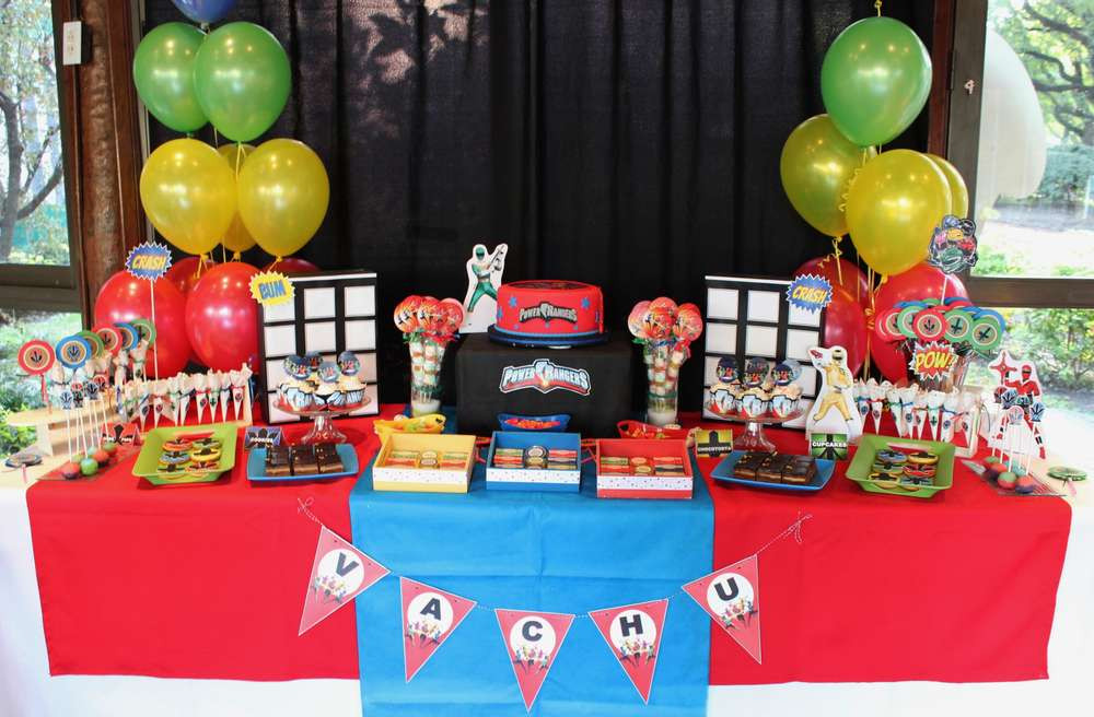 Best ideas about Power Ranger Birthday Decorations
. Save or Pin Power Rangers Birthday Party Ideas 6 of 10 Now.