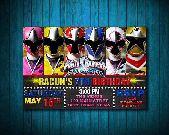 Best ideas about Power Rangers Birthday Invitations
. Save or Pin 13 Power Rangers Party Ideas Power Ranger Birthday Now.