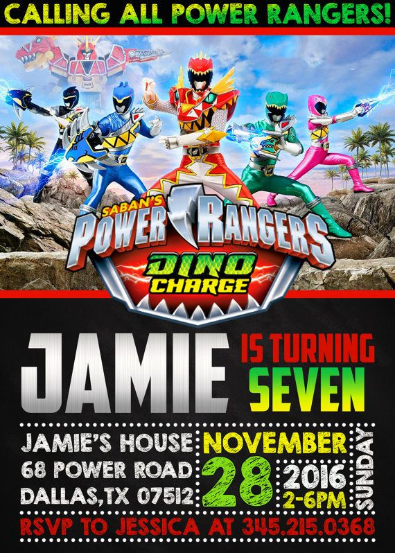 Best ideas about Power Rangers Birthday Invitations
. Save or Pin Power Rangers Birthday Invitation Power by Now.