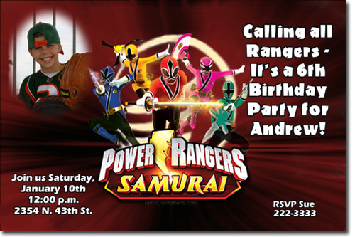 Best ideas about Power Rangers Birthday Invitations
. Save or Pin Power Rangers Ninja Steel Birthday Invitations Candy Now.
