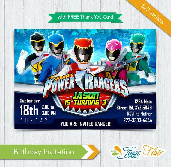 Best ideas about Power Rangers Birthday Invitations
. Save or Pin Power Rangers invitation Power Rangers Dino Charge by Now.