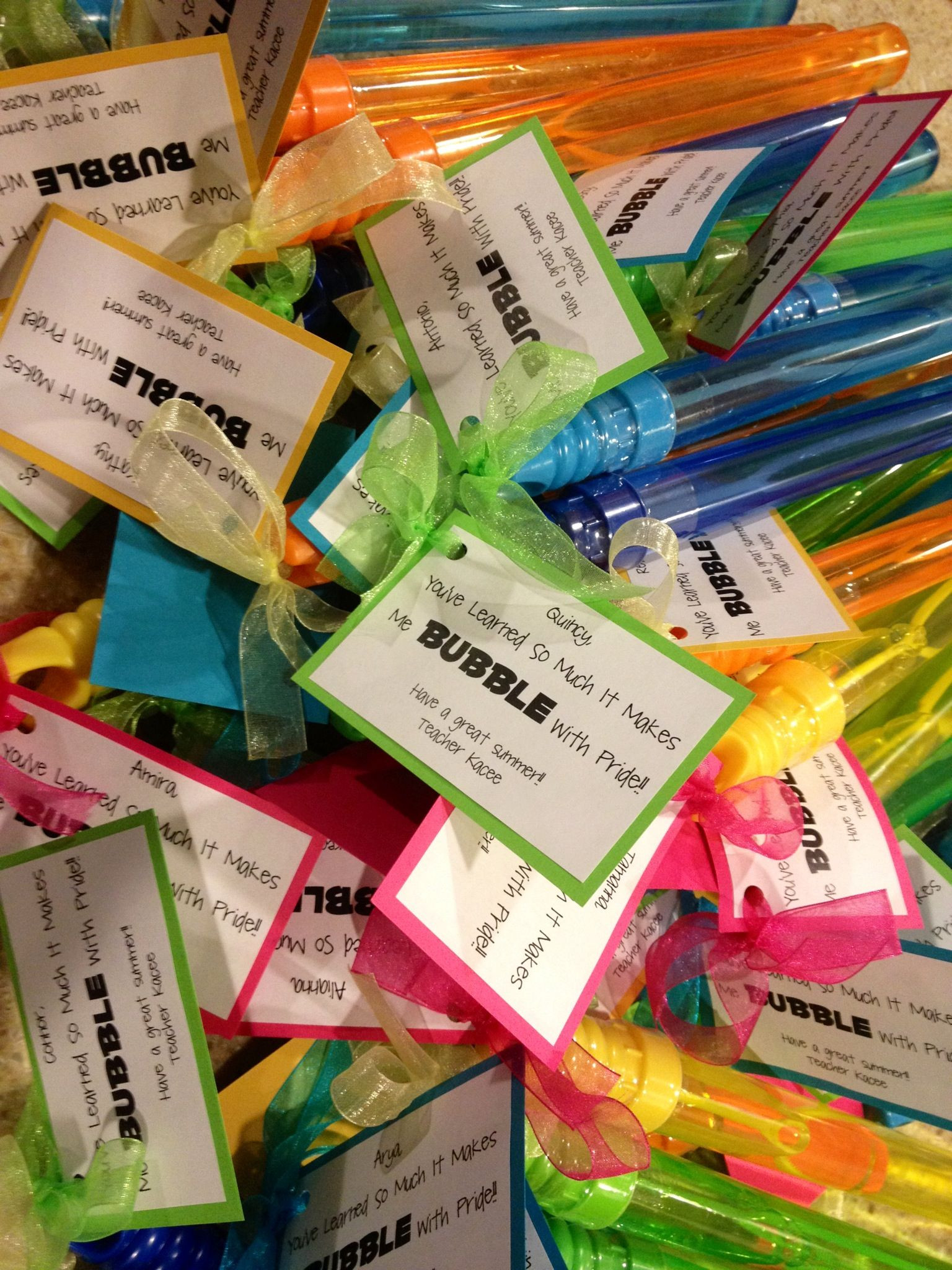Best ideas about Pre K Graduation Gift Ideas
. Save or Pin Graduation Gift Bubble Wands "You learned so much it Now.