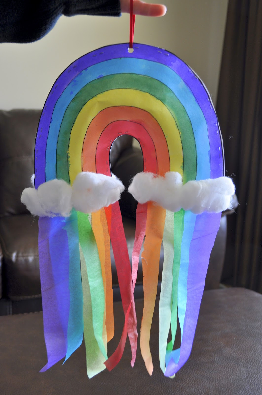 Best ideas about Pre School Art And Crafts
. Save or Pin Double sided Rainbow Windsock Craft She s Crafty Now.