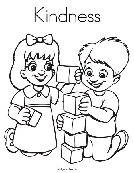 Best ideas about Preschool Coloring Sheets About Love And Kindness
. Save or Pin Kindness Coloring Page Twisty Noodle Now.