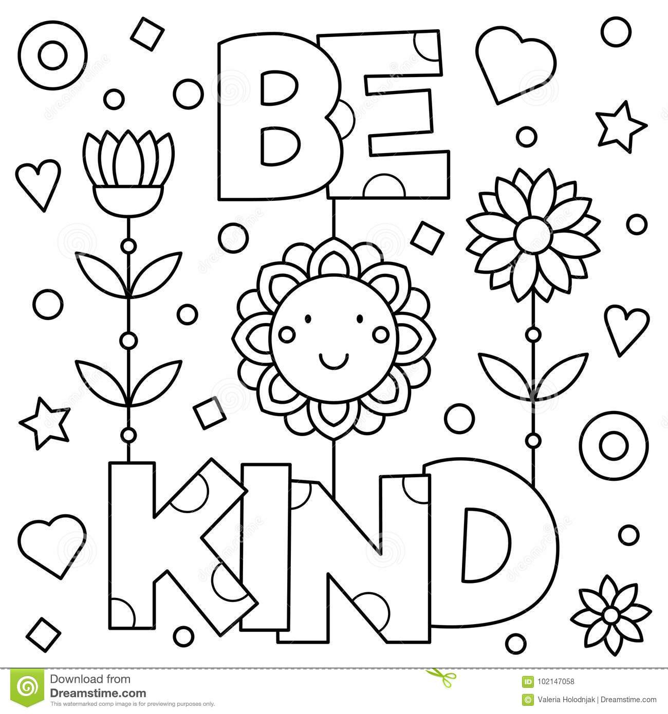Best ideas about Preschool Coloring Sheets About Love And Kindness
. Save or Pin Be Kind Coloring Page Vector Illustration Stock Vector Now.