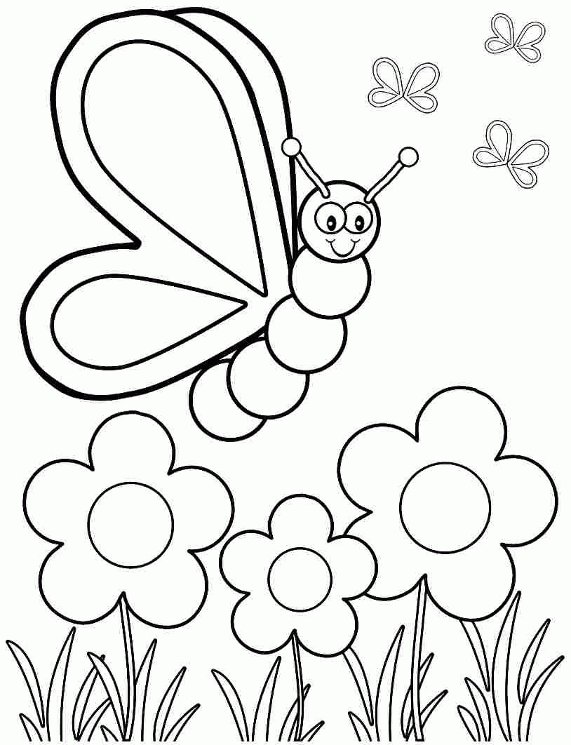 Best ideas about Preschool Coloring Sheets For Spring
. Save or Pin Printable Spring Coloring Pages Kindergarten Coloring Home Now.