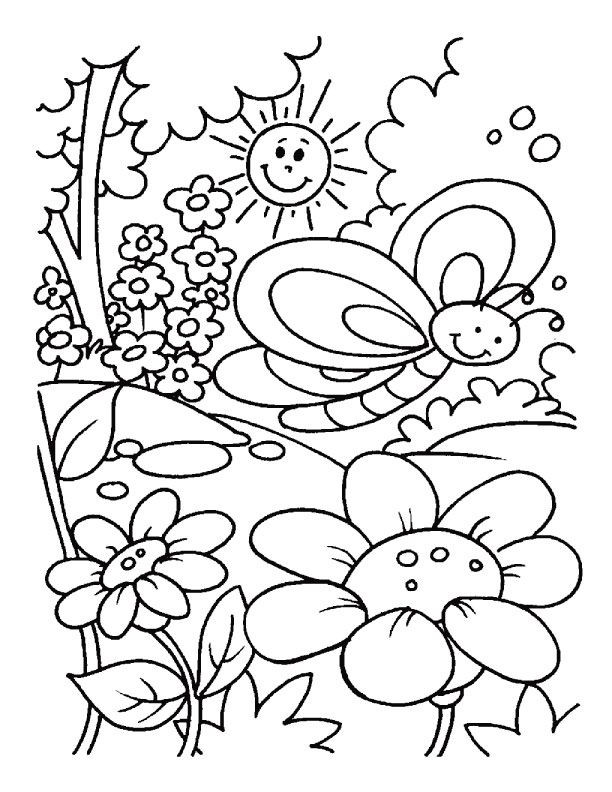 Best ideas about Preschool Coloring Sheets For Spring
. Save or Pin Spring time coloring pages Now.