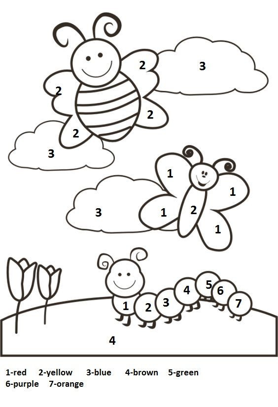 Best ideas about Preschool Coloring Sheets For Spring
. Save or Pin color by number spring worksheet 1 Now.