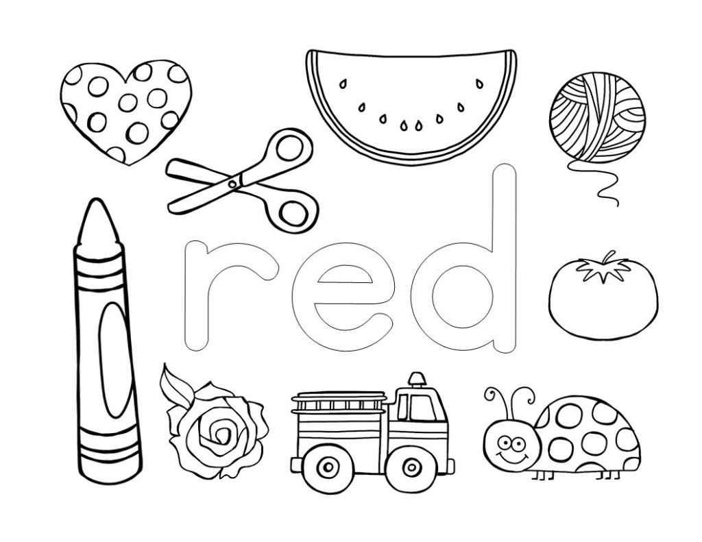 Best ideas about Preschool Coloring Sheets Red
. Save or Pin Preschool Color Activities Fun Games for Teaching Colors Now.