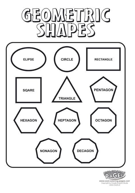 Shape coloring. Shapes раскраска. Геометрические фигуры раскраска на английском. Geometric Shapes for Kids. Shapes book for Kids.