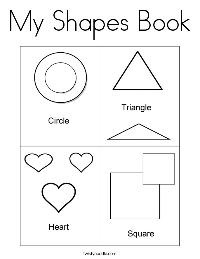 Best ideas about Preschool Coloring Sheets Shape Color
. Save or Pin My Shapes Book Coloring Page Twisty Noodle Now.