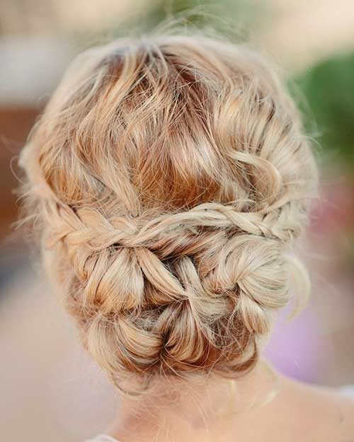 Best ideas about Pretty Updo Hairstyles
. Save or Pin 26 Nice Braids for Wedding Hairstyles Now.