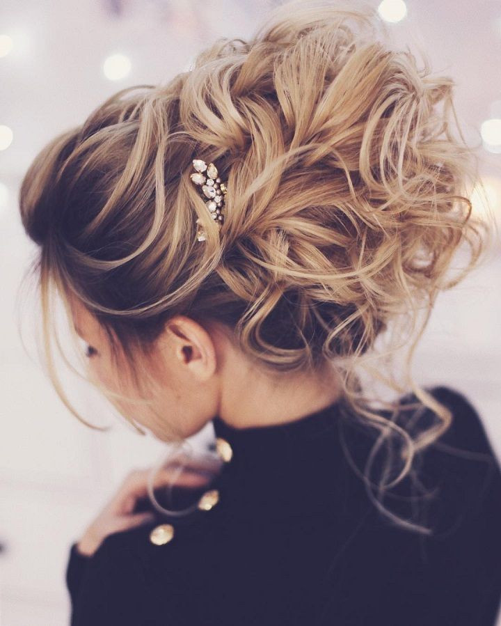 Best ideas about Pretty Updo Hairstyles
. Save or Pin 54 Simple Updos Wedding Hairstyles for Brides Now.