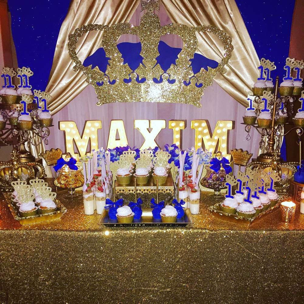 Best ideas about Prince Theme Birthday Party
. Save or Pin Royal Prince Birthday Party Ideas in 2019 Now.