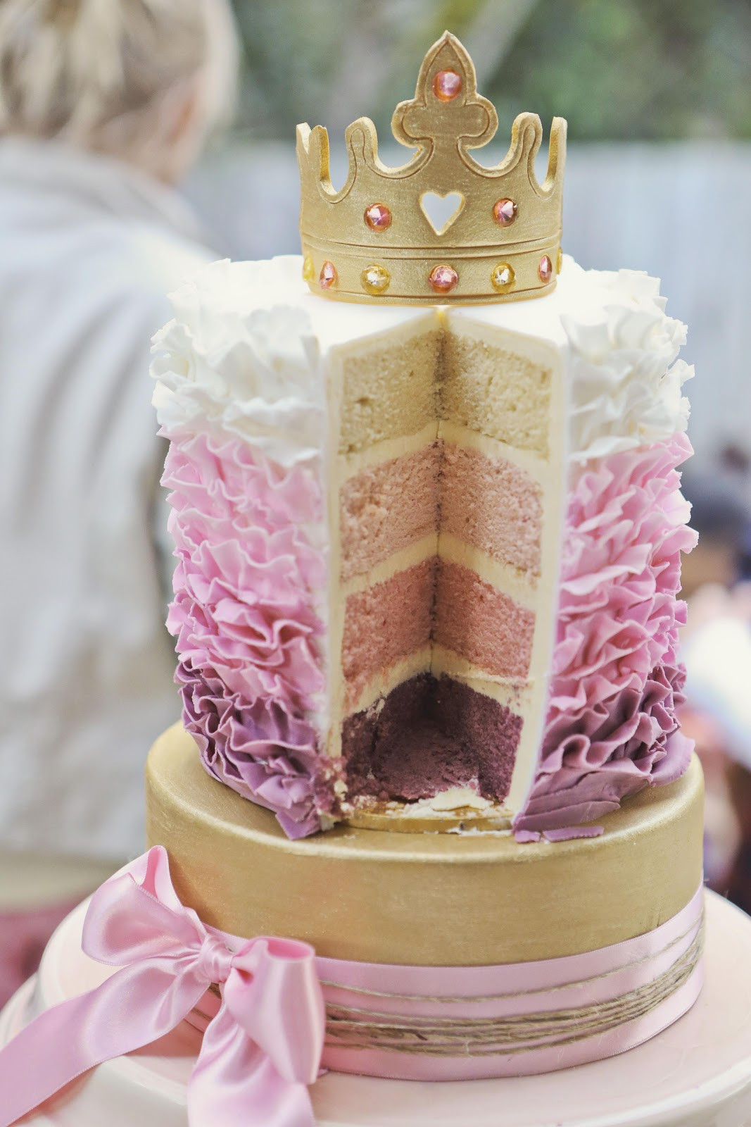 Best ideas about Princes Birthday Cake
. Save or Pin Bubble and Sweet How to eat a Tiara Pink Ruffle Now.