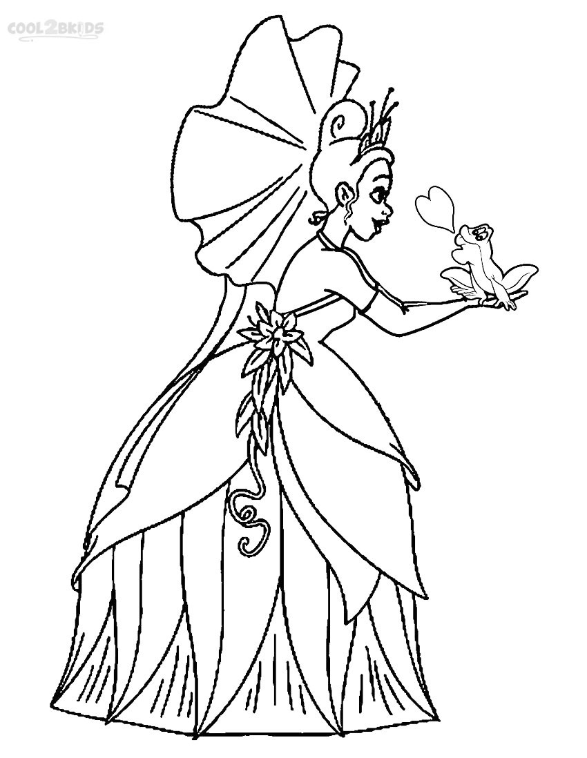 Best ideas about Princess And The Frog Coloring Pages
. Save or Pin Printable Princess Tiana Coloring Pages For Kids Now.