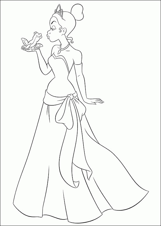 Best ideas about Princess And The Frog Coloring Pages
. Save or Pin Disney Princess Tiana Coloring Pages To Girls Now.