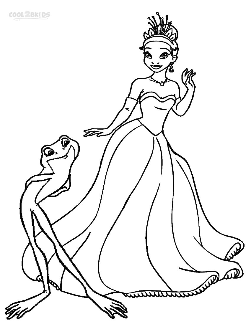 Best ideas about Princess And The Frog Coloring Pages
. Save or Pin Printable Princess Tiana Coloring Pages For Kids Now.