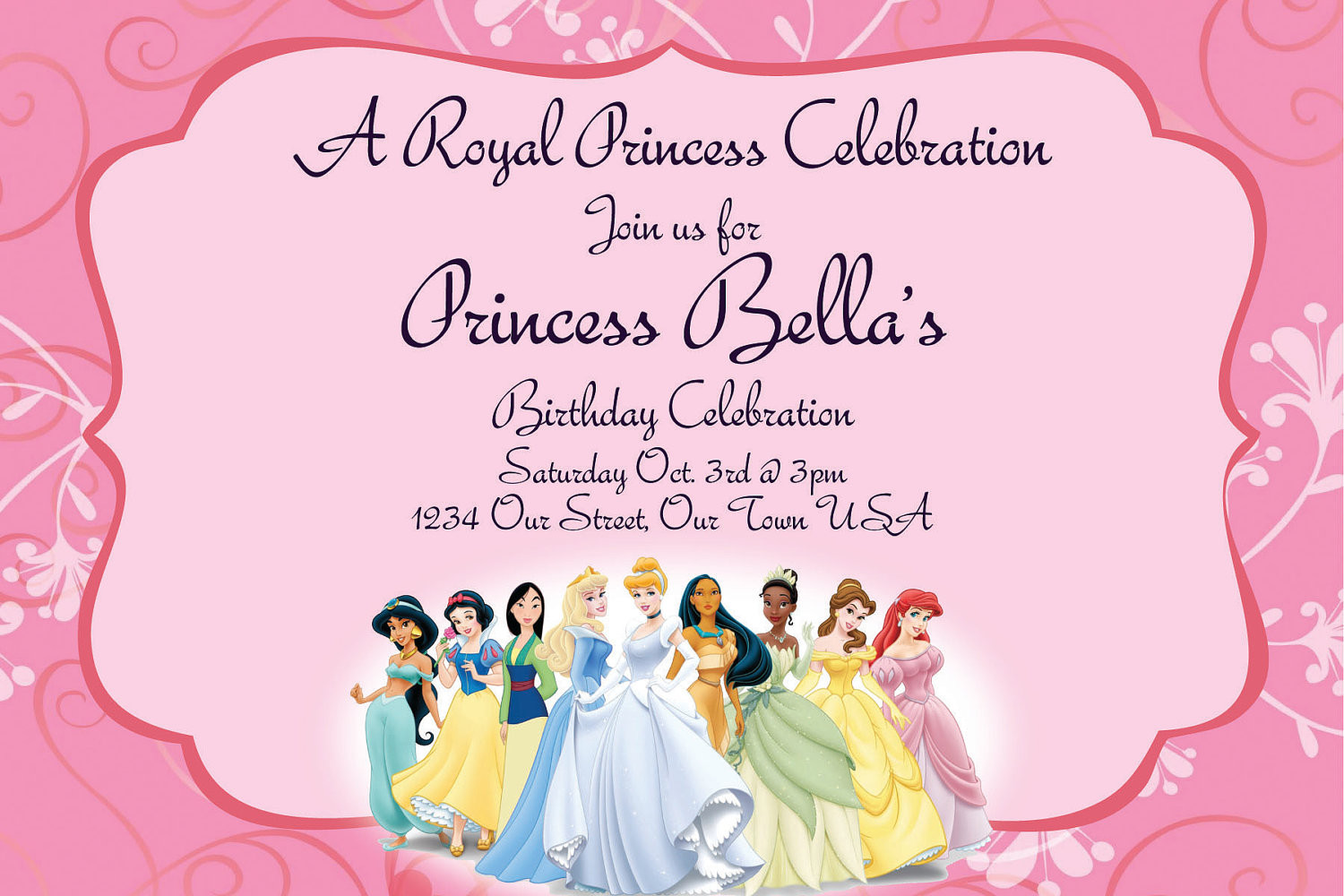 Best ideas about Princess Birthday Invitations
. Save or Pin Items similar to Disney Princess Invitations DIGITAL Now.