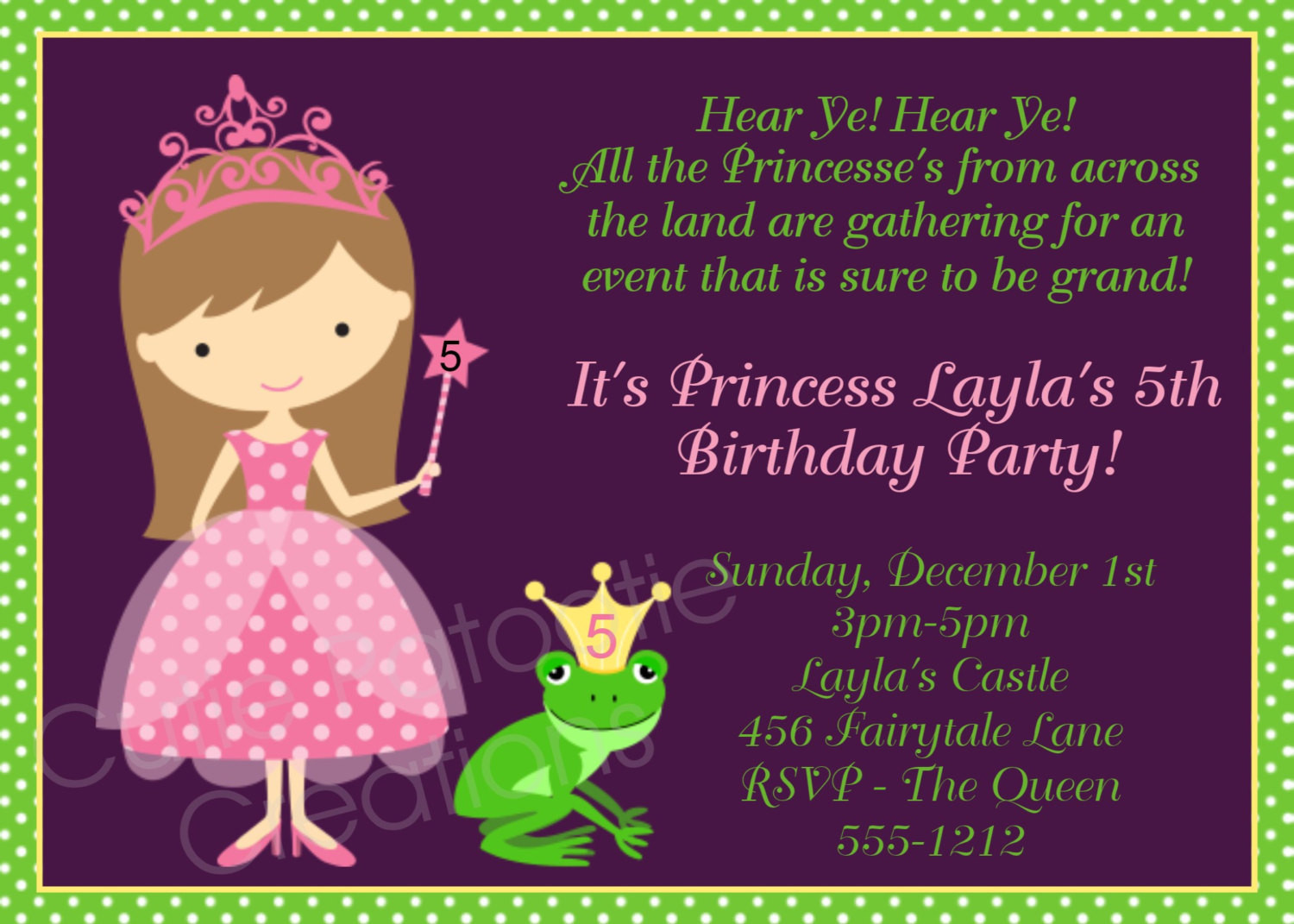 Best ideas about Princess Birthday Invitations
. Save or Pin Princess Birthday Invitation Princess by CutiesTieDyeBoutique Now.