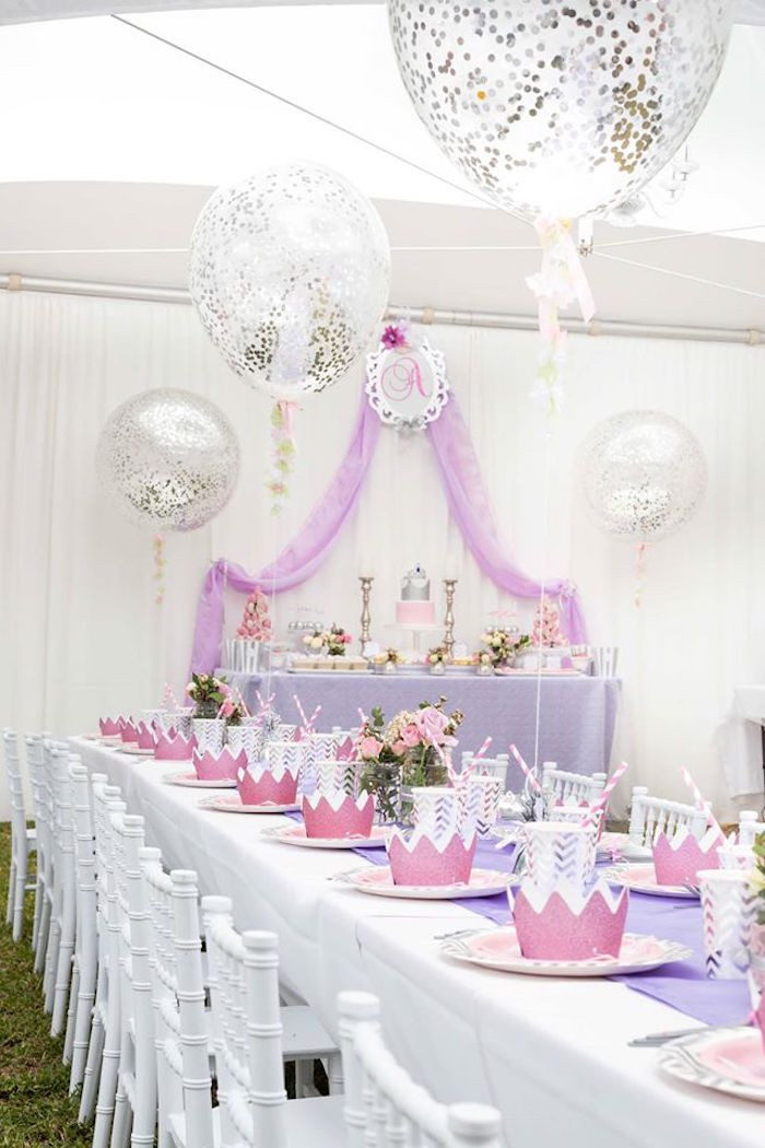 Best ideas about Princess Birthday Party Decorations
. Save or Pin Kara s Party Ideas Elegant Purple Princess Birthday Party Now.