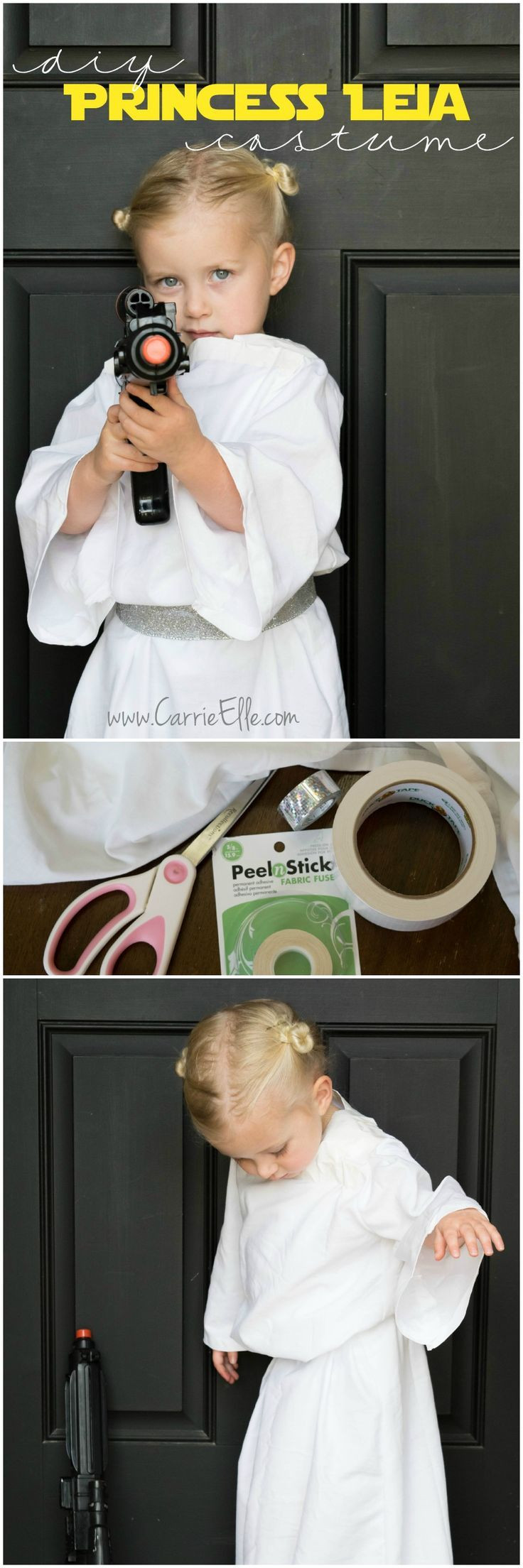 Best ideas about Princess Leia Costume DIY
. Save or Pin No Sew DIY Princess Leia Costume for Kids Now.