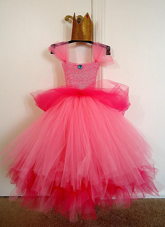 Best ideas about Princess Peach Costume DIY
. Save or Pin Items similar to Princess Peach Tutu Dress and Crown 18mo Now.