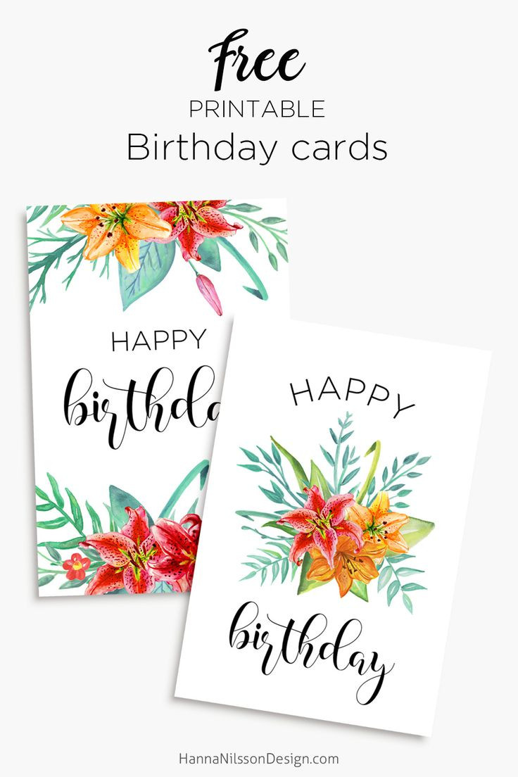 Best ideas about Print A Birthday Card
. Save or Pin 25 best ideas about Free printable birthday cards on Now.