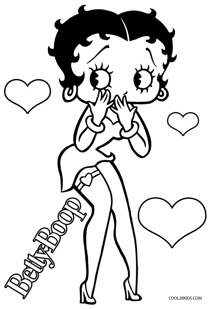 Best ideas about Print Free Coloring Pages
. Save or Pin Free Printable Betty Boop Coloring Pages For Kids Now.