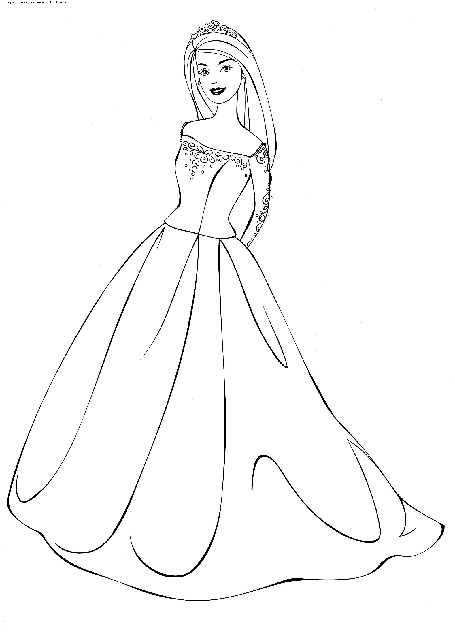 Best ideas about Print Out Coloring Sheets For Girls Dresses
. Save or Pin Barbie coloring pages to print for free mermaid princess Now.
