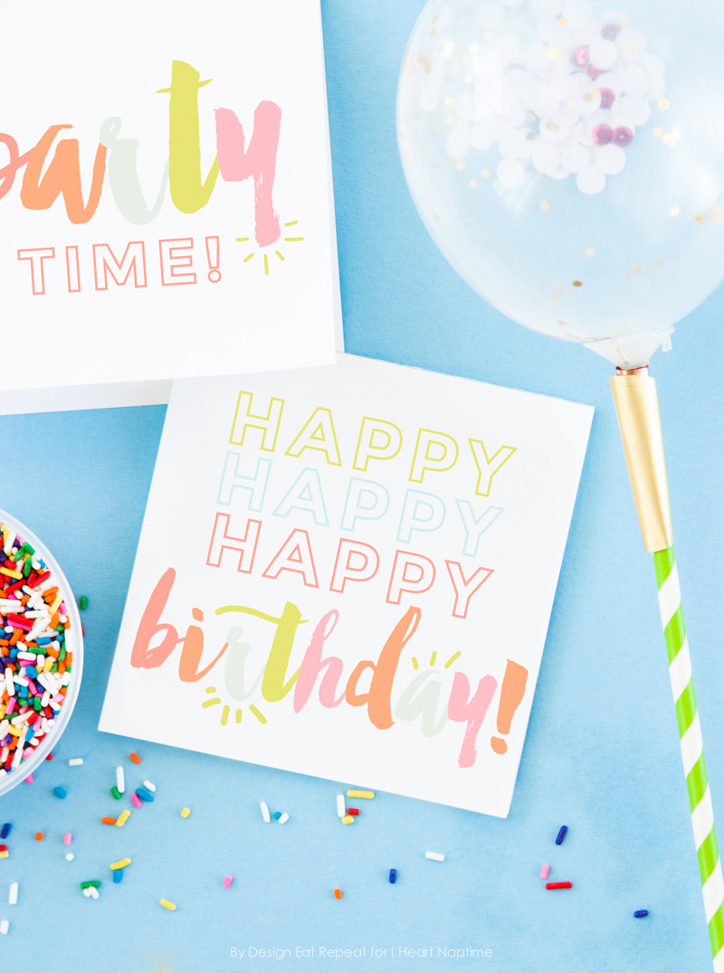 Best ideas about Printable Birthday Card Free
. Save or Pin Free Birthday Printables Eighteen25 Now.