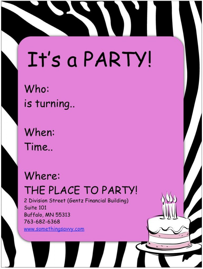 Best ideas about Printable Birthday Invitations For Girl
. Save or Pin Girls Party Invites Printable Now.