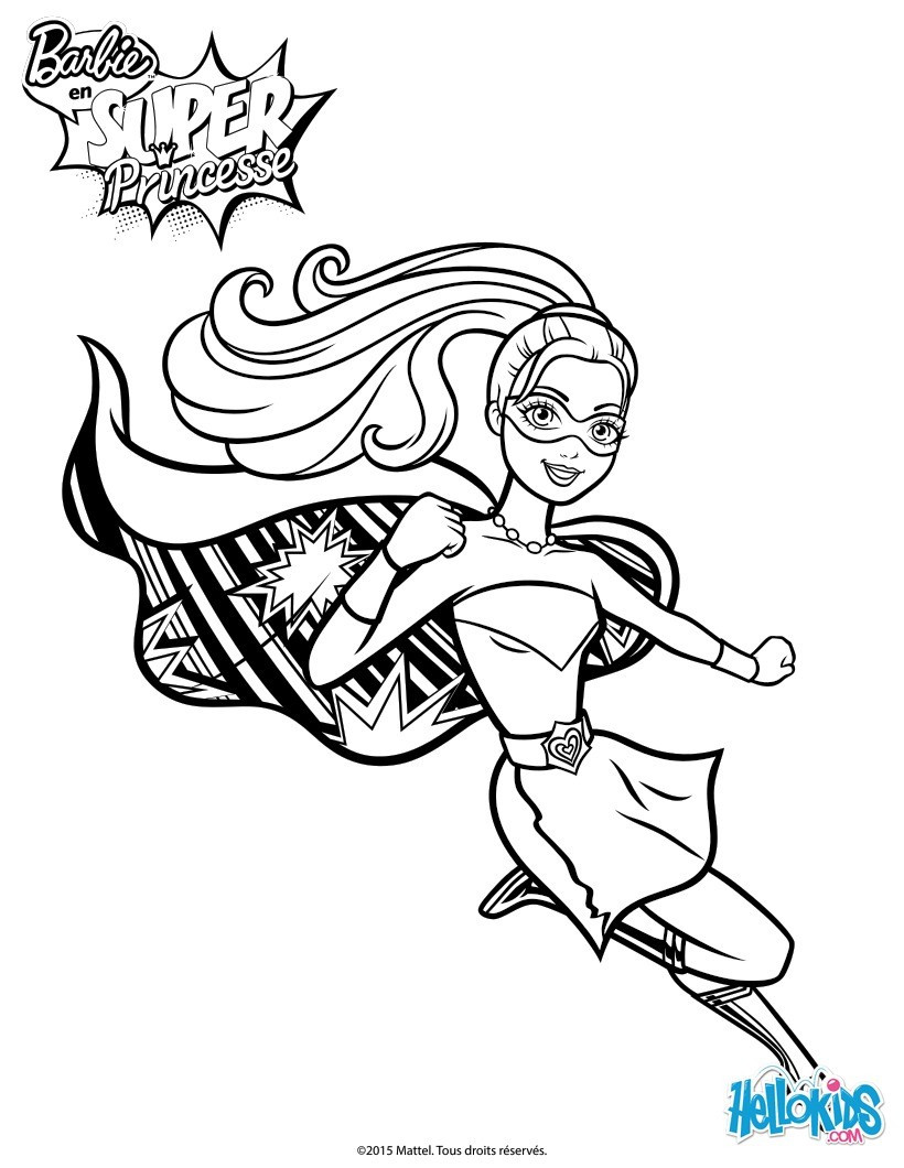 Best ideas about Printable Coloring Pages Barbie
. Save or Pin Barbie super power saves the day coloring pages Now.