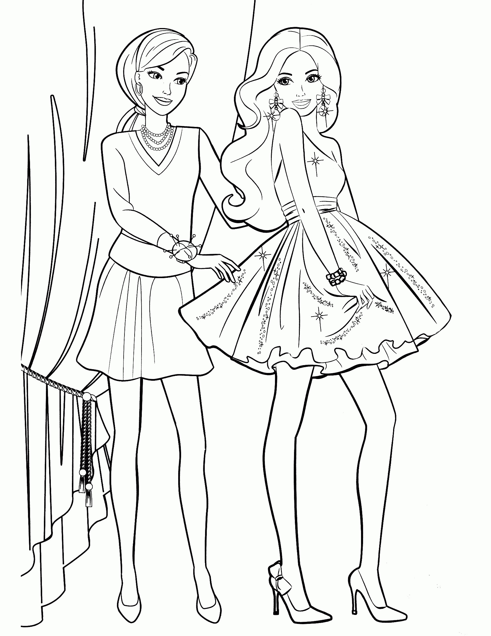 Best ideas about Printable Coloring Pages Barbie
. Save or Pin Barbie Coloring Pages Printable Coloring Home Now.