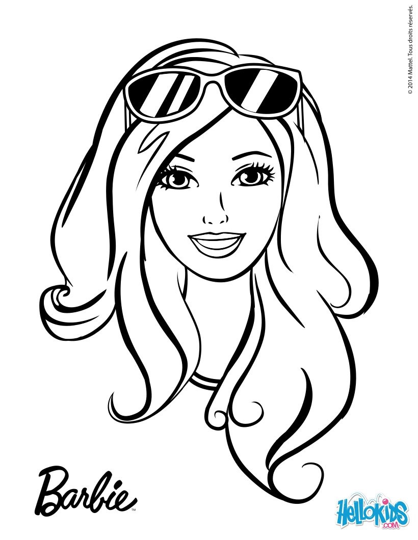 Best ideas about Printable Coloring Pages Barbie
. Save or Pin Barbie ready for the summer sun coloring pages Hellokids Now.