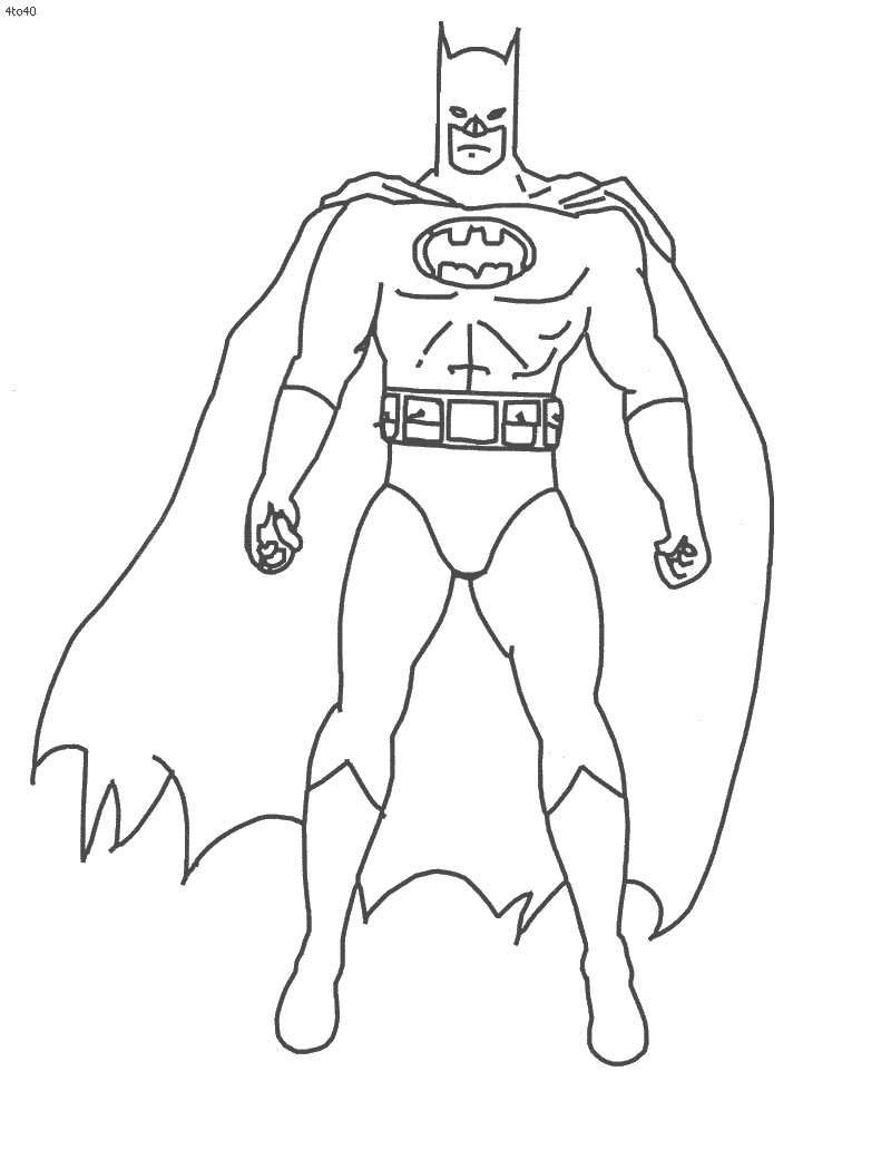 Best ideas about Printable Coloring Pages Batman
. Save or Pin Free Printable Batman Coloring Pages For Kids Now.