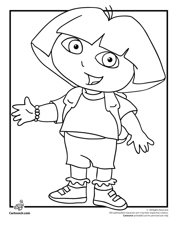 Best ideas about Printable Coloring Pages Dora
. Save or Pin Dora The Explorer Coloring Pages To Print Coloring Home Now.