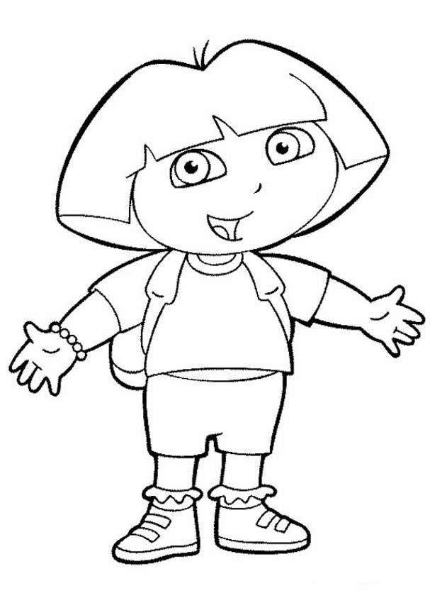 Best ideas about Printable Coloring Pages Dora
. Save or Pin Happy dora the explorer coloring pages Hellokids Now.