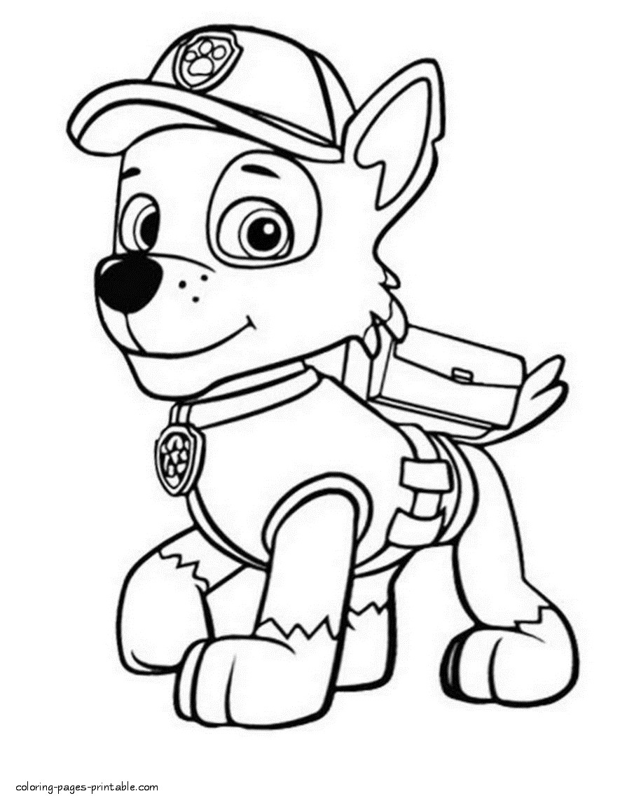 Best ideas about Printable Coloring Pages For Boys Paw Patrol
. Save or Pin Printable Rocky coloring pages Paw Patrol COLORING Now.