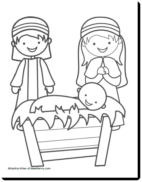 Best ideas about Printable Coloring Pages Nativity
. Save or Pin Free Nativity Coloring Page Meet Penny Now.