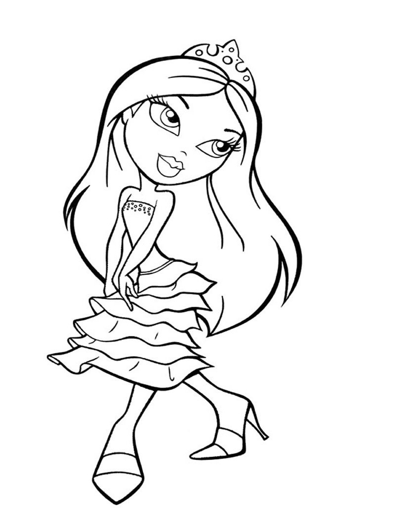 Best ideas about Printable Coloring Sheets Of Girls
. Save or Pin bratz colouring pages for girls to colour in Coloring Point Now.