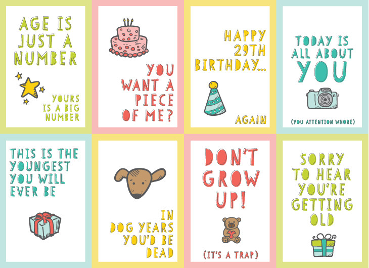 Best ideas about Printable Funny Birthday Card
. Save or Pin Free Funny Printable Birthday Cards for Adults Eight Now.