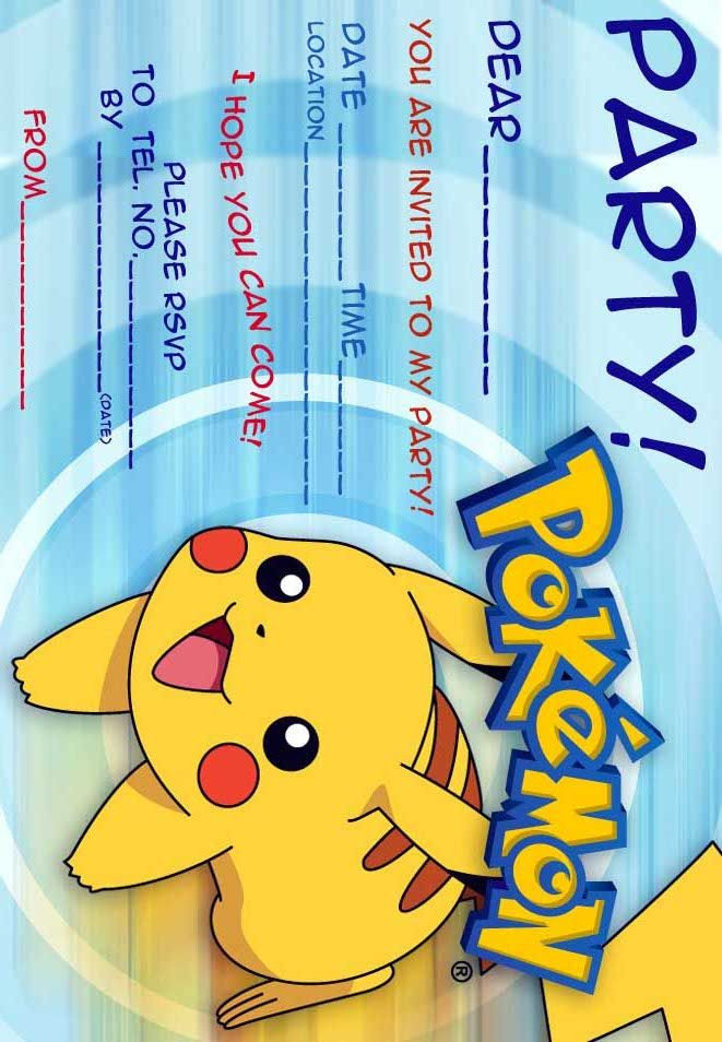 Best ideas about Printable Pokemon Birthday Invitations
. Save or Pin 12 Superb Pokemon Birthday Invitations Now.