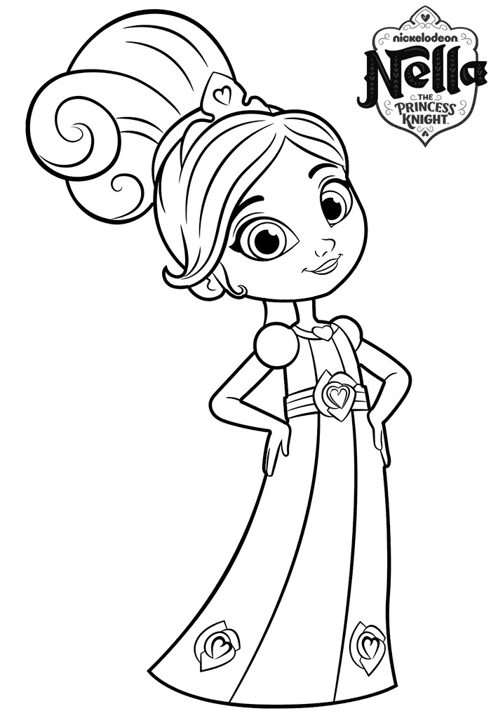 Best ideas about Printable Princess Coloring Pages For Girls
. Save or Pin Nella Princess Knight Coloring Page Now.