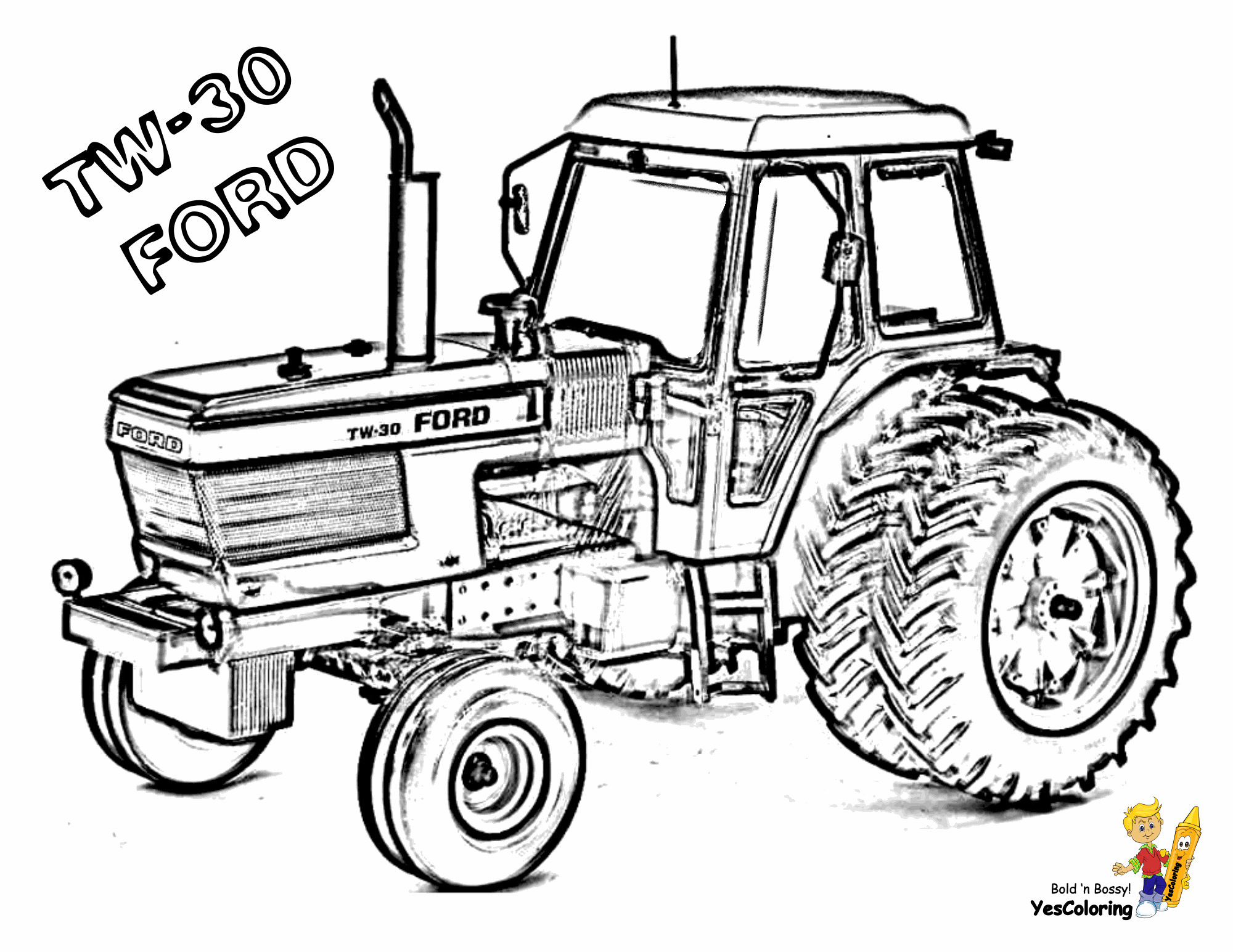 Best ideas about Printable Tractor Coloring Pages For Boys
. Save or Pin Big Boss Tractor Coloring Pages to Print Free Now.