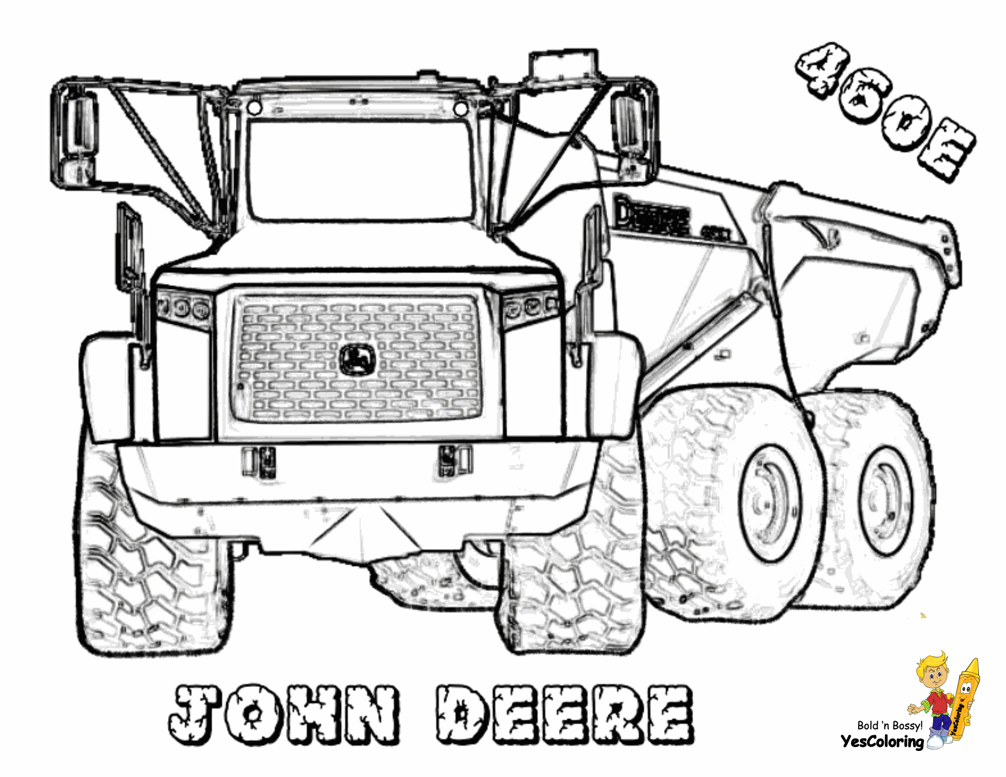 Best ideas about Printable Tractor Coloring Pages For Boys
. Save or Pin Big Man Construction Vehicle Coloring Now.