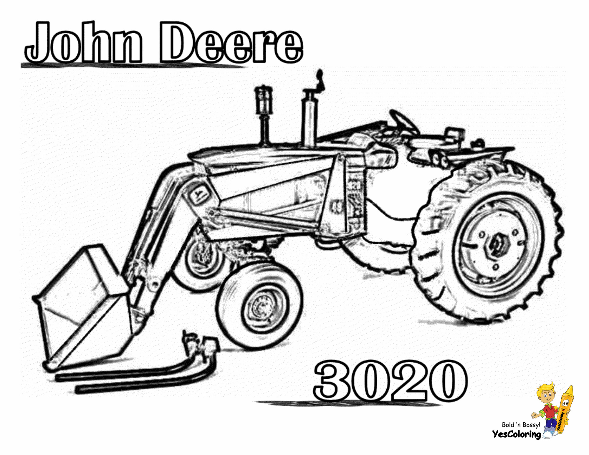 Best ideas about Printable Tractor Coloring Pages For Boys
. Save or Pin Earthy Tractor Coloring Pages Farm Tractors Free Now.